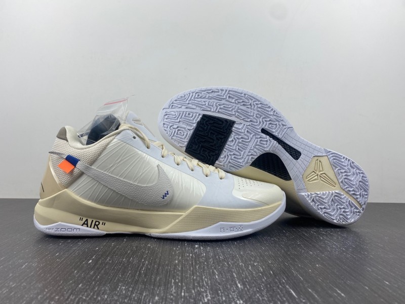 Nike Kobe 5 Protro Undefeated Rice White