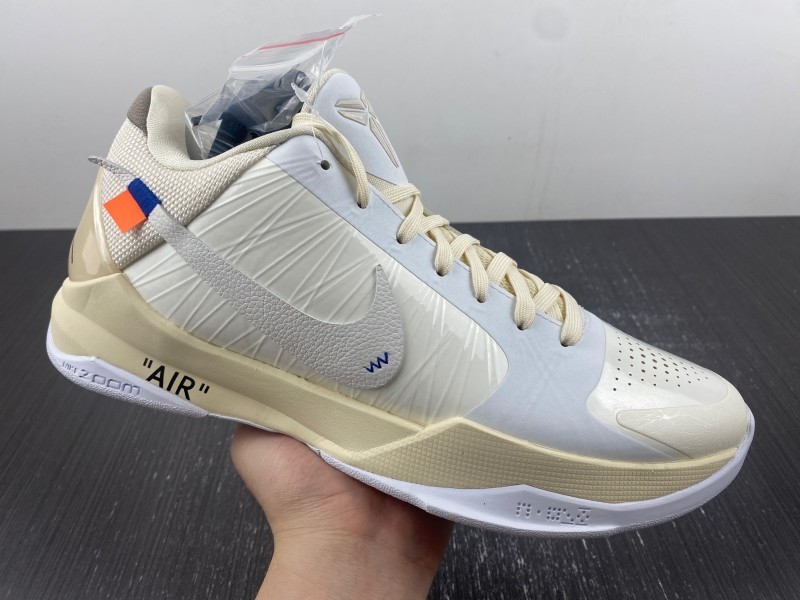 Nike Kobe 5 Protro Undefeated Rice White