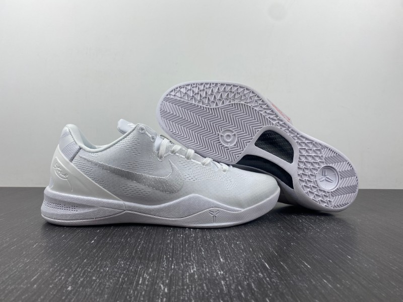 Nike Kobe 8 Protro 全白色 Triple White