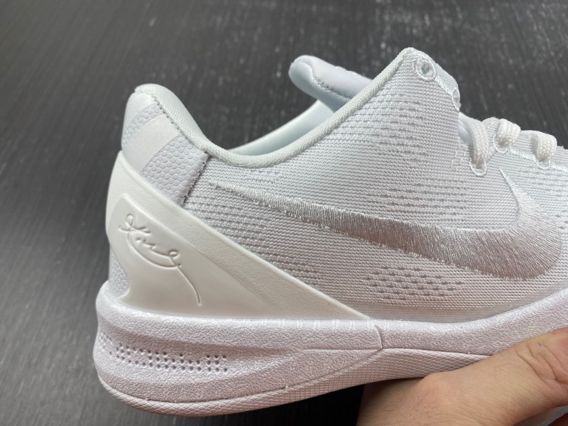 Nike Kobe 8 Protro 全白色 Triple White