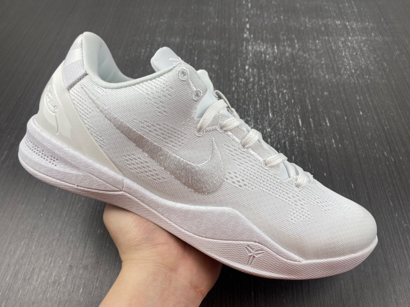 Nike Kobe 8 Protro 全白色 Triple White