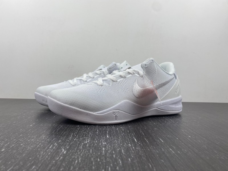 Nike Kobe 8 Protro 全白色 Triple White