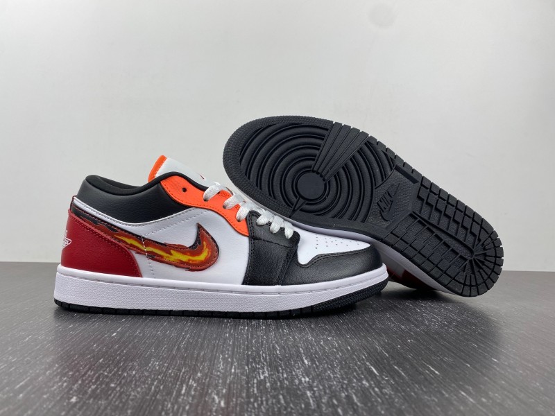 Air Jordan 1 Low GS “Flaming Swoosh