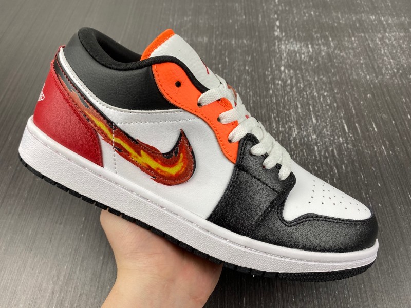 Air Jordan 1 Low GS “Flaming Swoosh