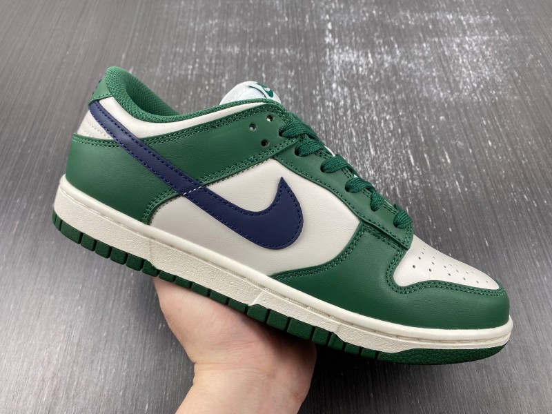 The Nike Dunk Low Lands in "Gorge Green