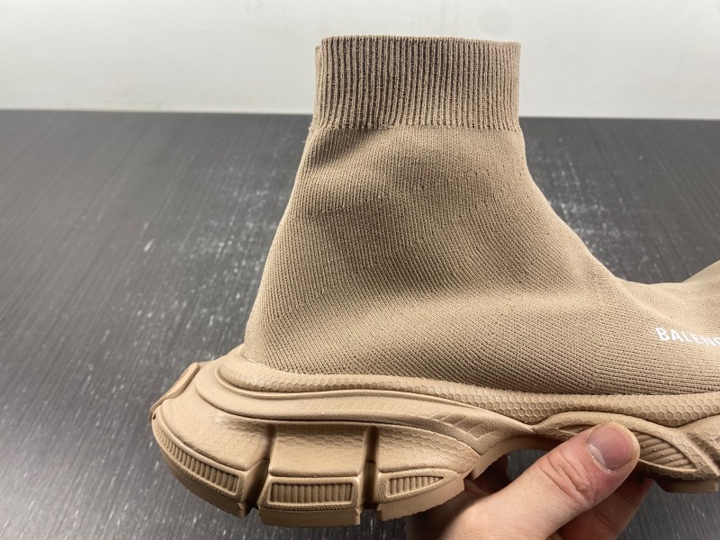 3XL SOCK再生针织袜靴 卡其色 货号758483 W2DG1 2910