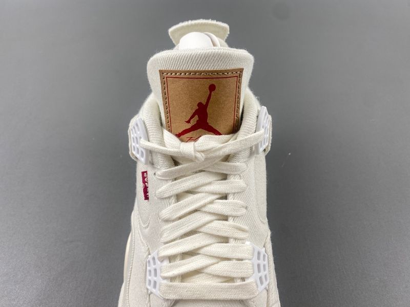 Levi’s x Air Jordan 4 “White