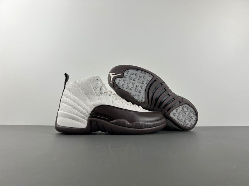 Air Jordan 12 White/Baroque Brown-Sail 3