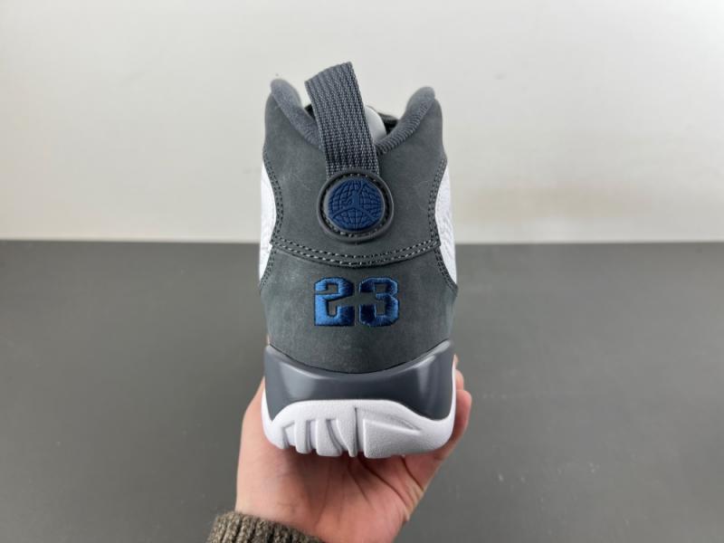 Air Jordan 9 “Flint Grey”Color: White/French Blue-Flint Grey