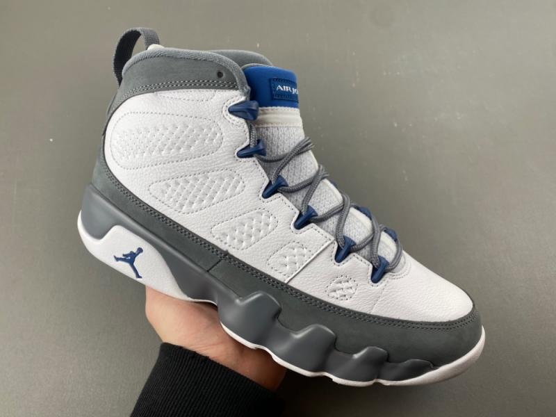 Air Jordan 9 “Flint Grey”Color: White/French Blue-Flint Grey