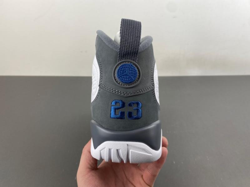Air Jordan 9 “Flint Grey”Color: White/French Blue-Flint Grey