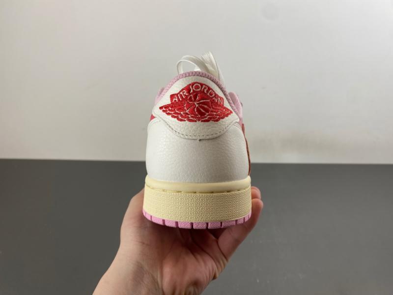 LJR Batch Travis Scott × AJ1 Low "Shy Pink