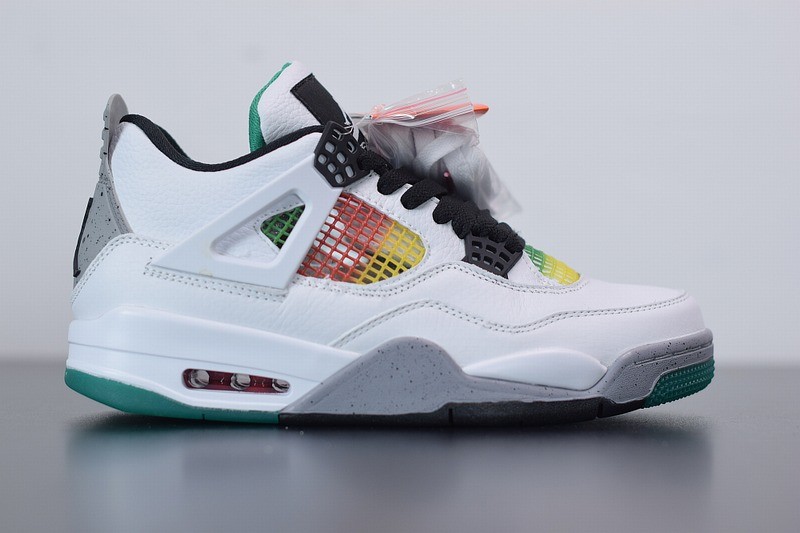 Jordan 4 Retro Lucid Green Rasta