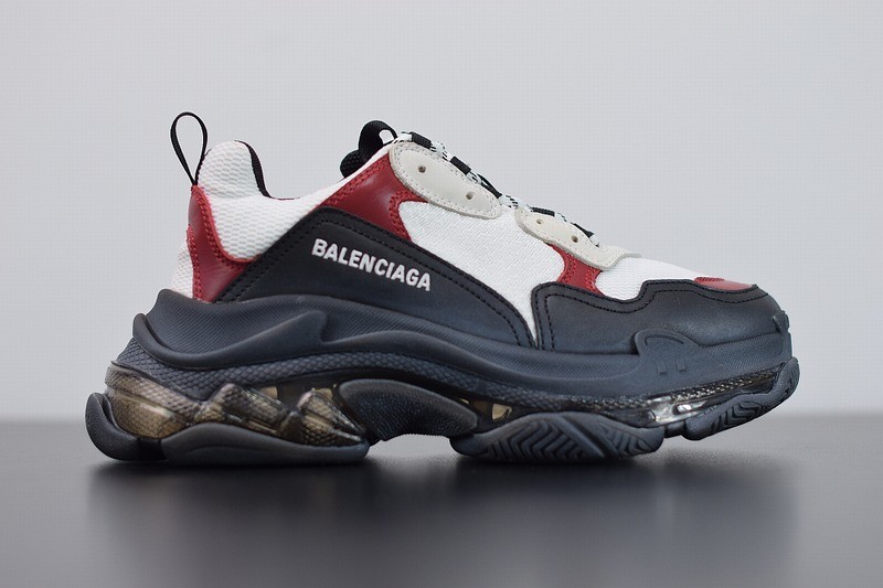 Balenciaga Triple S Black Red White