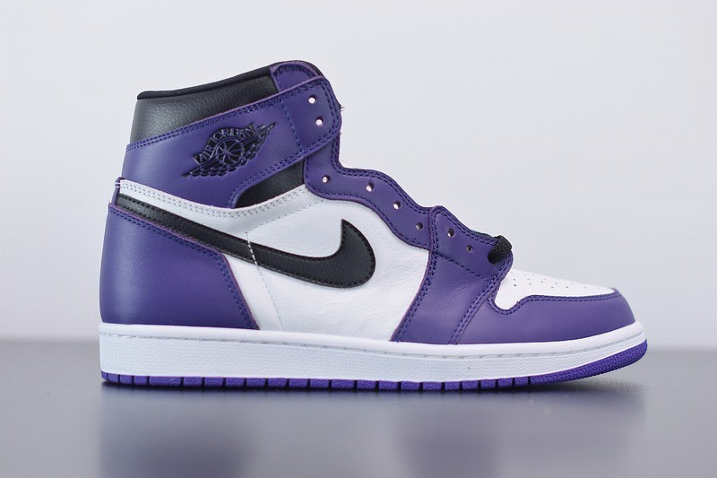 Jordan 1 Retro High Court Purple White 