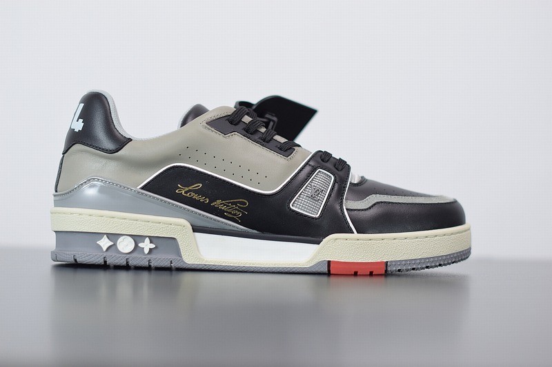 Louis Vuitton LV Trainer Sneaker Low Black Grey