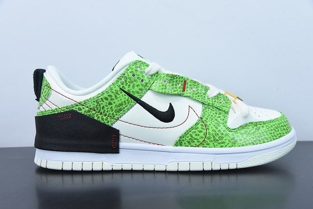  Nike Dunk Low Disrupt 2 Just Do It Snakeskin Green (W)