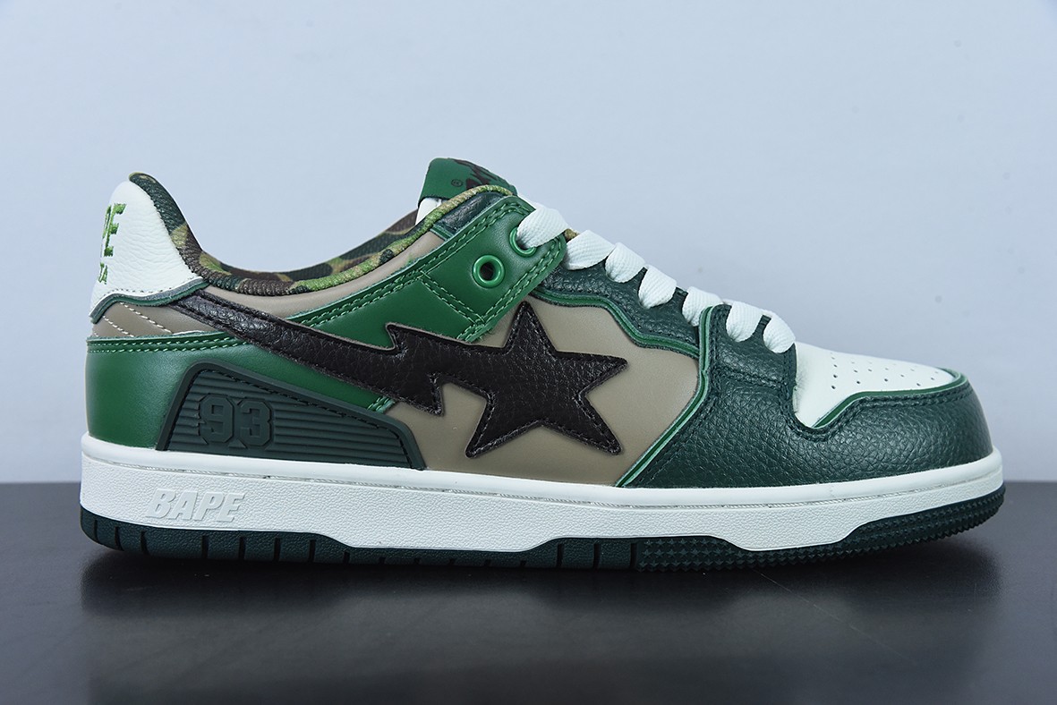 A Bathing Ape Bape SK8 Sta ABC Camo Green (2022)