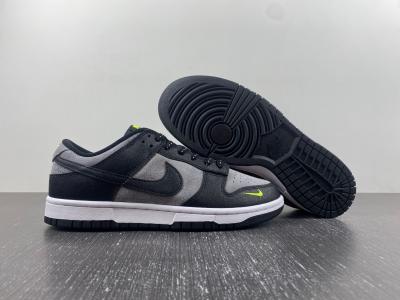 Nike Dunk Low 'Black Grey Green Strike'