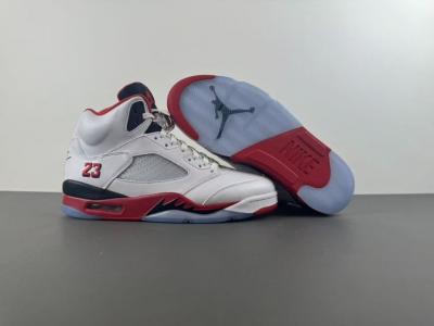 LJR Batch  Air Jordan 5 “Fire Red Black Tongue